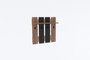 Hanah Home Mita Colgador de Pared Nogal y Antracita